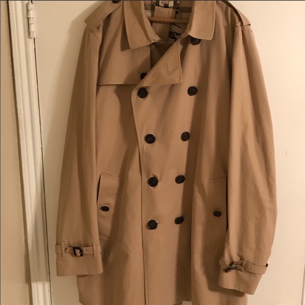 Burberry Beige Double-Breasted Trench Coat